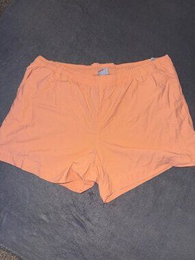 Columbia PFG Womens Backcast Water Shorts 2x Orange Fishing UPF 50